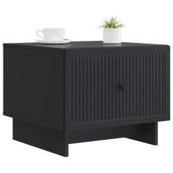 Table basse avec tiroir Noir 49 x 50 x 40 cm Bois d'ingénierie 630787630787