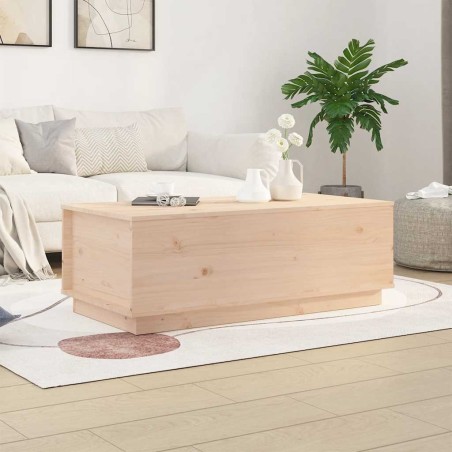 Table basse 100x50x35 cm Bois massif de pin 630789630789