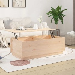 Table basse 100x50x35 cm Bois massif de pin 630789630789
