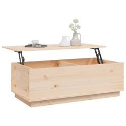 Table basse 100x50x35 cm Bois massif de pin 630789630789