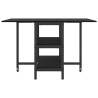 Table à dîner 122 x 80 x 76,5 cm Bois d'ingénierie Chêne noir 630791630791