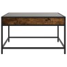Table basse avec LED infini chêne fumé 70x50x41 cm 630792630792