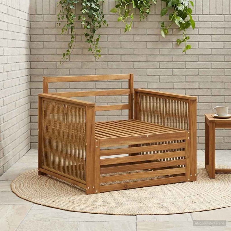 Sofa de milieu extérieur Naturel 630798630798