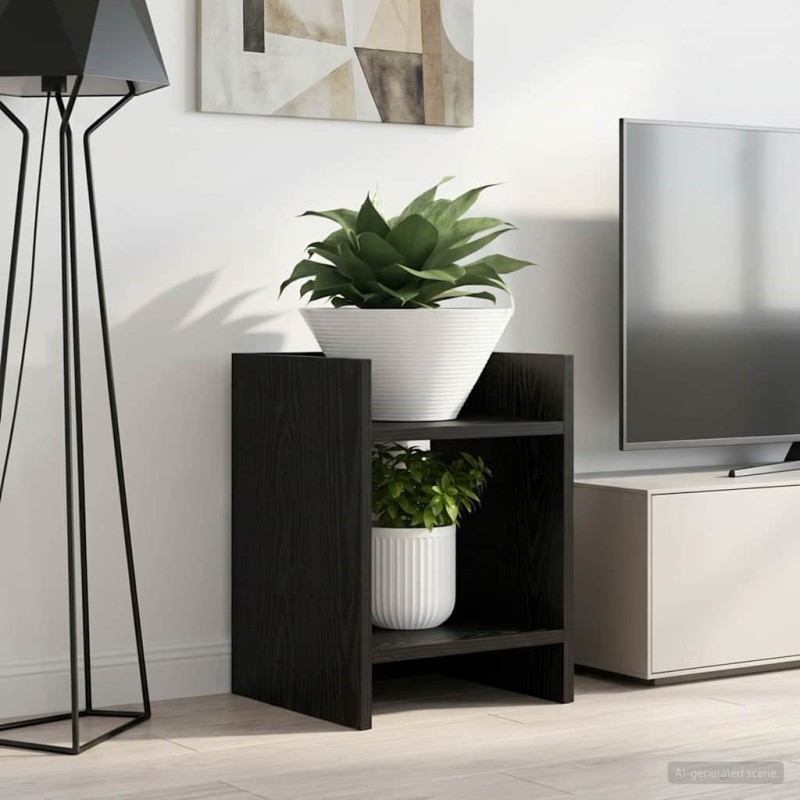 Support de Plante 2 pc Chêne Noir 30 x 30 x 40 cm 630799630799