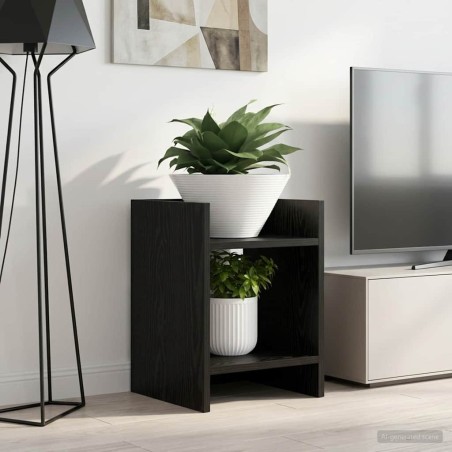 Support de Plante 2 pc Chêne Noir 30 x 30 x 40 cm 630799630799