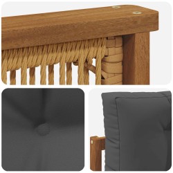 Sofa de milieu extérieur Naturel 630800630800