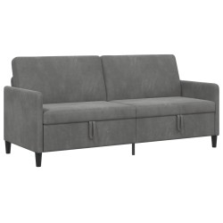 Sofa avec rangement Gris foncé 192 x 78 x 87 cm Polyester 630802630802