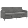 Sofa avec rangement Gris foncé 192 x 78 x 87 cm Polyester 630802630802