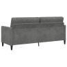 Sofa avec rangement Gris foncé 192 x 78 x 87 cm Polyester 630802630802
