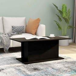 Table basse noir 102x55,5x40 cm bois d'ingénierie 630806630806
