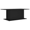 Table basse noir 102x55,5x40 cm bois d'ingénierie 630806630806