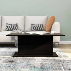 Table basse noir 102x55,5x40 cm bois d'ingénierie 630806630806