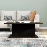 Table basse noir 102x55,5x40 cm bois d'ingénierie 630806630806