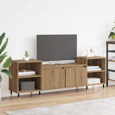 Meuble TV 160 x 35 x 55 cm Chêne artisanal Bois d'ingénierie 630811630811