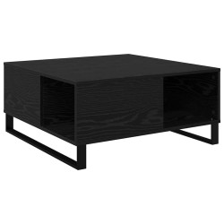 Table basse Chêne noir 80 x 80 x 36,5 cm Bois d'ingénierie 630812630812
