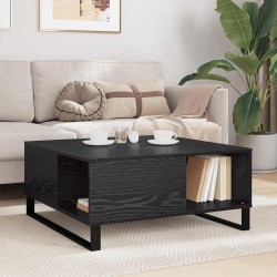 Table basse Chêne noir 80 x 80 x 36,5 cm Bois d'ingénierie 630812630812
