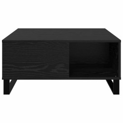 Table basse Chêne noir 80 x 80 x 36,5 cm Bois d'ingénierie 630812630812