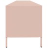 Meuble TV rose 202x39x43,5 cm acier laminé à froid 630813630813