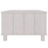 Table basse HAMAR Blanc 100x55x35 cm Bois massif de pin 630819630819