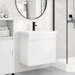 Meuble de salle de bain avec robinet Blanc 61 x 40 x 74,5 cm 630822630822