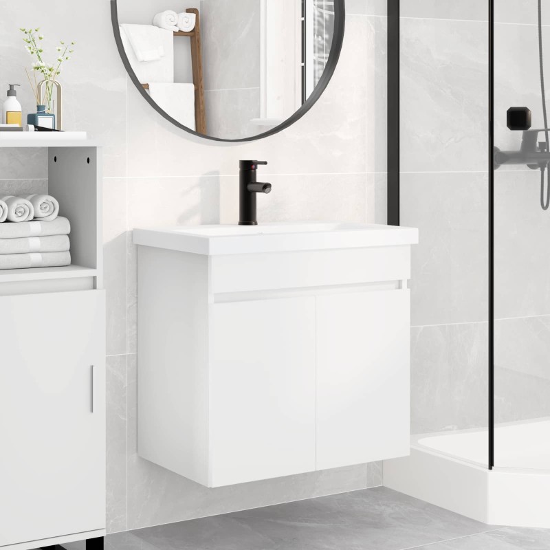 Meuble de salle de bain avec robinet Blanc 61 x 40 x 74,5 cm 630822630822