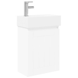Meuble de salle de bain avec robinet Blanc 45,5 x 25,5 x 84 cm 630824630824