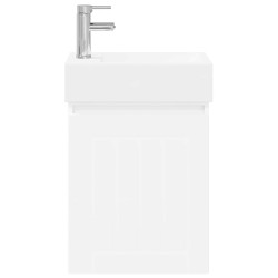 Meuble de salle de bain avec robinet Blanc 45,5 x 25,5 x 84 cm 630824630824