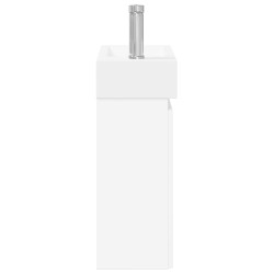 Meuble de salle de bain avec robinet Blanc 45,5 x 25,5 x 84 cm 630824630824