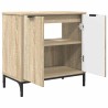 Meuble de Lavabo de Salle de Bain avec stockage Chêne Sonoma 630827630827