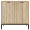 Meuble de Lavabo de Salle de Bain avec stockage Chêne Sonoma 630827630827