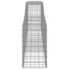 Paniers à gabions arqués 4 pcs 400x50x80/100 cm Fer galvanisé 630841630841