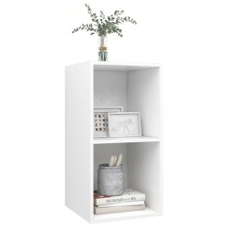 Meuble TV mural Blanc 37x37x72 cm Bois d’ingénierie 630842630842