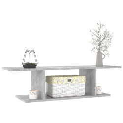 Meuble TV mural Gris béton 103x30x26,5 cm 630843630843
