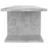 Meuble TV mural Gris béton 103x30x26,5 cm 630843630843