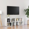 Meuble TV Blanc brillant 104x30x52 cm Bois d'ingénierie 630844630844