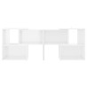Meuble TV Blanc brillant 104x30x52 cm Bois d'ingénierie 630844630844