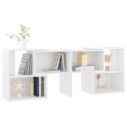 Meuble TV Blanc brillant 104x30x52 cm Bois d'ingénierie 630844630844