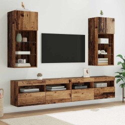 Meuble TV mural Bois ancien 40,5 x 30 x 90 cm Bois d'ingénierie 630845630845