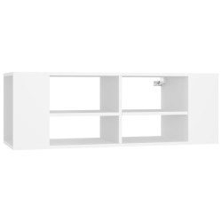 Meuble TV mural Blanc 102x35x35 cm Bois d’ingénierie 630846630846