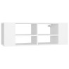 Meuble TV mural Blanc 102x35x35 cm Bois d’ingénierie 630846630846