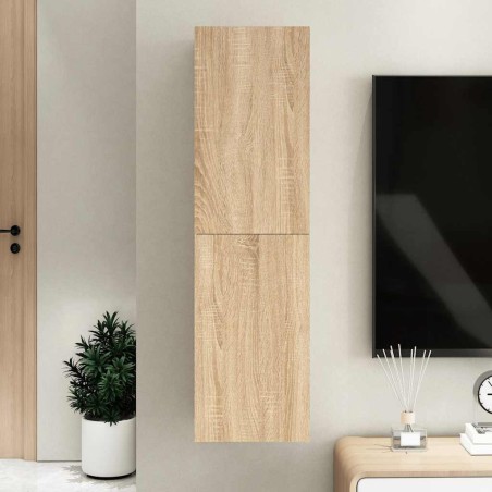 Meuble TV Chêne sonoma 30,5x30x110 cm Bois d’ingénierie 630850630850