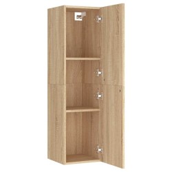 Meuble TV Chêne sonoma 30,5x30x110 cm Bois d’ingénierie 630850630850