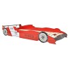 Lit voiture de course pour enfants 90 x 200 cm Rouge 630853630853
