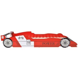 Lit voiture de course pour enfants 90 x 200 cm Rouge 630853630853