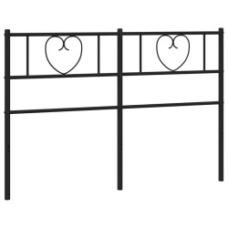  Tête de lit métal noir 160 cm 