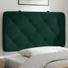 Coussin de tête de lit vert foncé 80 cm velours 630869630869