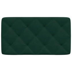 Coussin de tête de lit vert foncé 80 cm velours 630869630869
