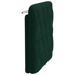 Coussin de tête de lit vert foncé 80 cm velours 630869630869