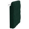 Coussin de tête de lit vert foncé 80 cm velours 630869630869