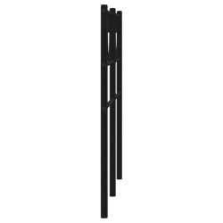  Tête de lit métal noir 160 cm 